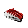 Victor Racketbag Multithermobag 9034D (Torba na rakiety, 3 główne komory, komora na buty) 2024 biało/czerwona